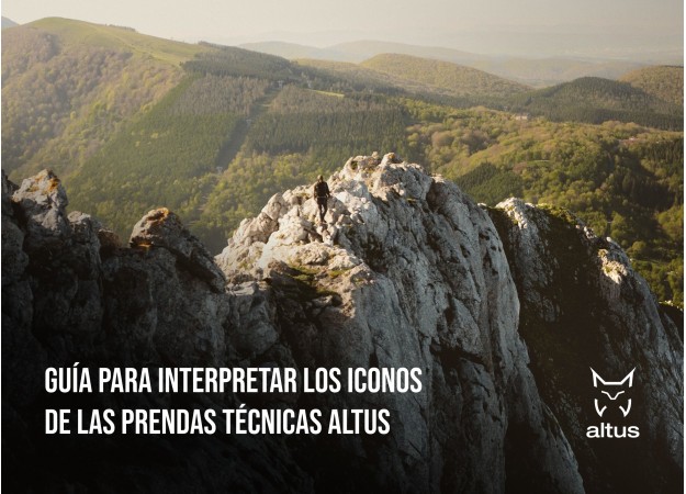 Guía para interpretar los iconos de las prendas técnicas Altus